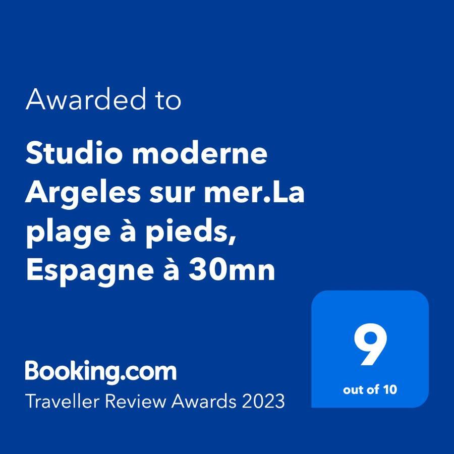 Studio Moderne Argeles Sur Mer.La Plage A Pieds, Espagne A 30Mn Eksteriør bilde